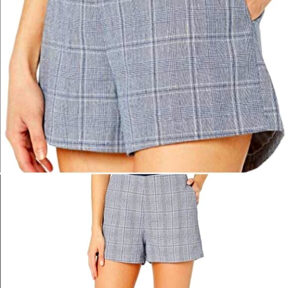 NWT size 8 cupcakes& cashmere Vinson Plaid Shorts - Picture 1 of 5
